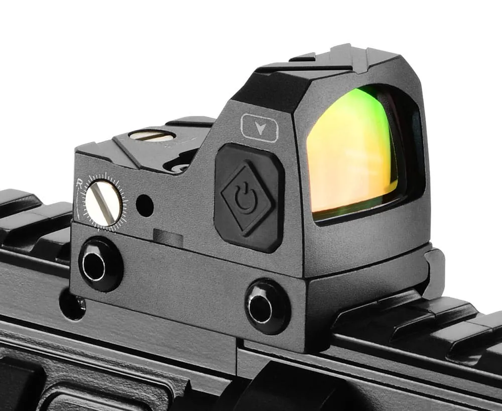 Reflexvisier V-VISION III Micro Red Dot 2 MOA mit Picatinny Montage und RMS Footprint